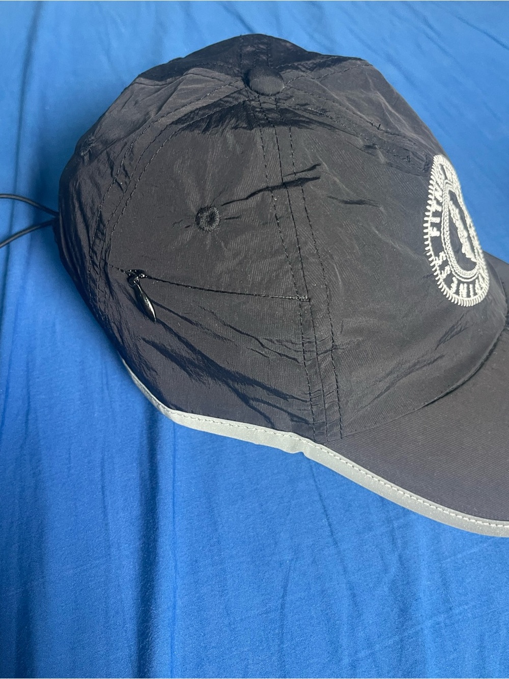 Free People Run It Back Packable Cap Black NWT - Picture 6 of 8